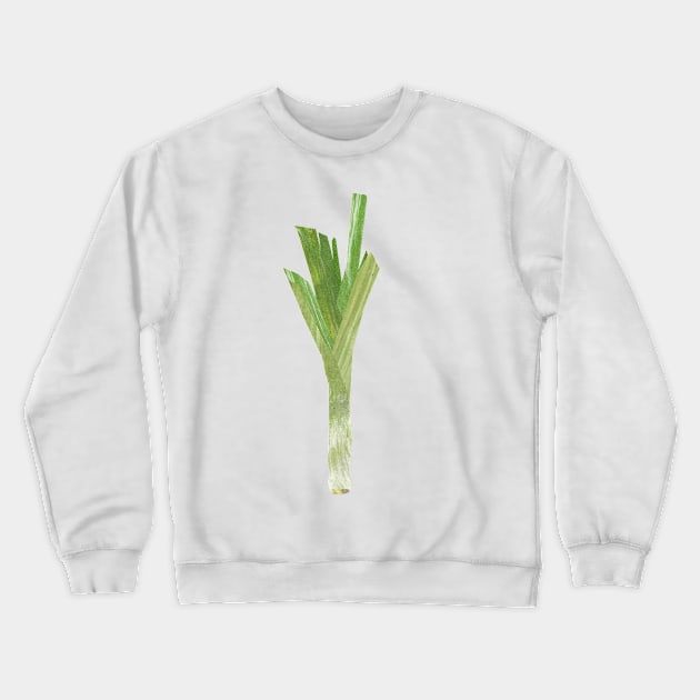 Leek Crewneck Sweatshirt by Babban Gaelg